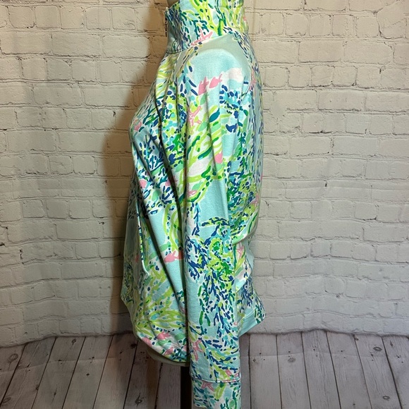 Lilly Pulitzer Skipper Blue Heaven popover quarter zip - Picture 4 of 6